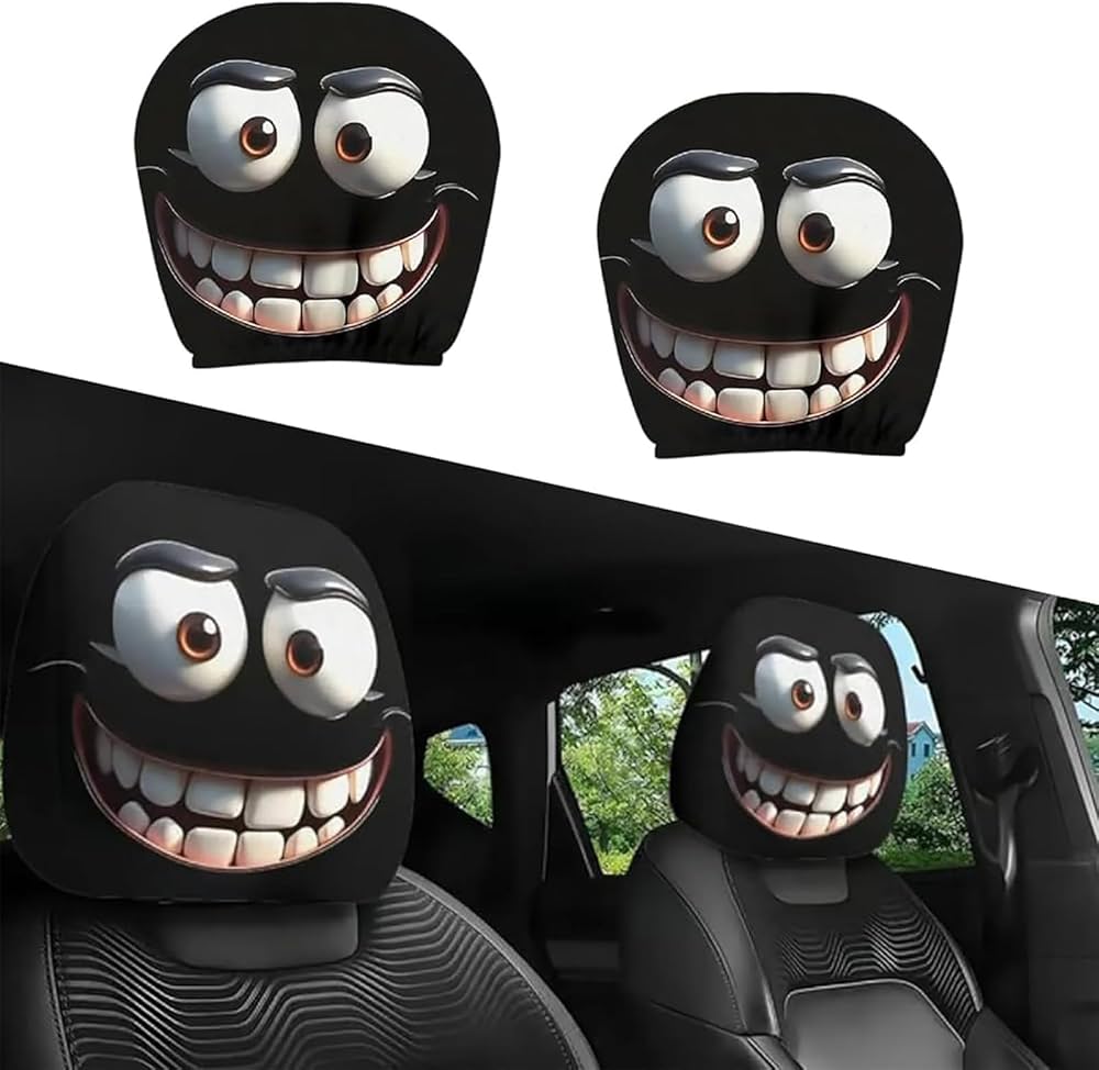 2 Pcs Car Headrest Pillow